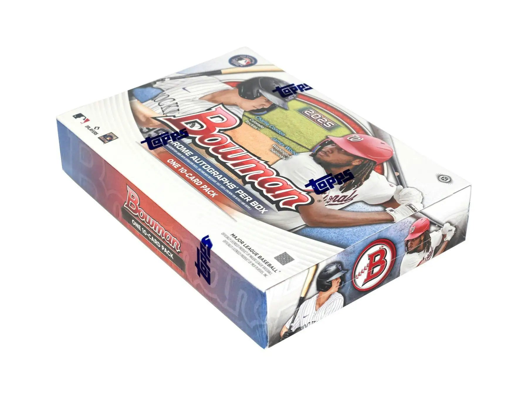 2025 Bowman Baseball Breaker Delight Box featuring breaker exclusive red and gold refractors