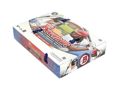 2025 Bowman Baseball Breaker Delight Box featuring breaker exclusive red and gold refractors