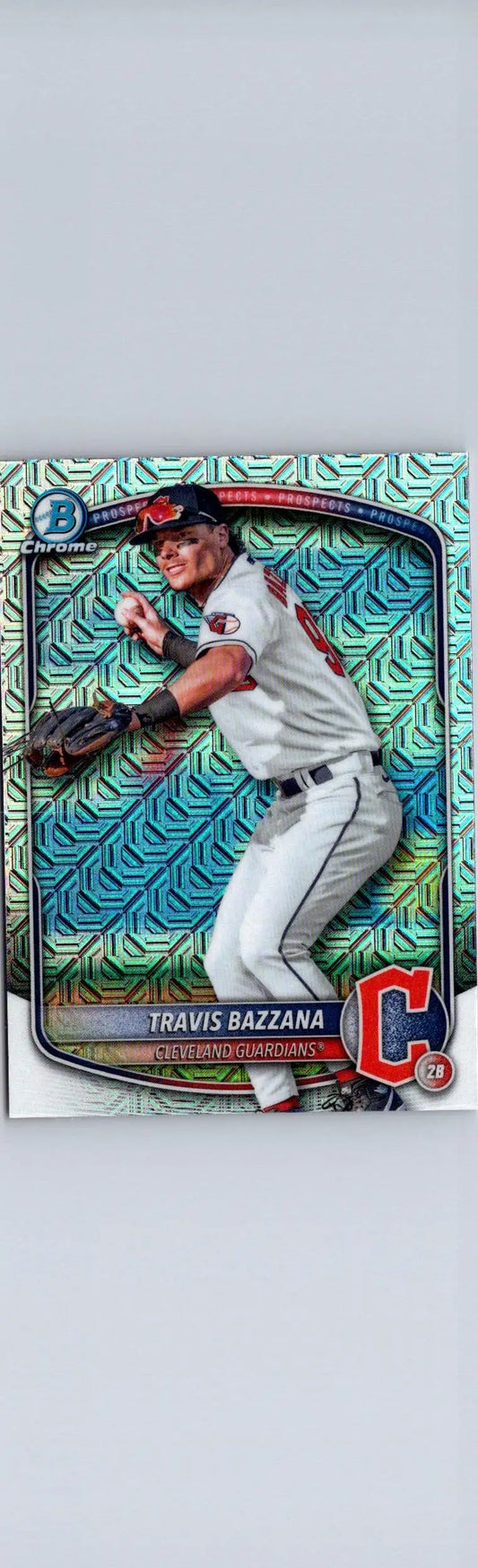 Travis Bazzana Chrome prospects Mojo Refractor baseball card 2025 Bowman Bazzana Chrome