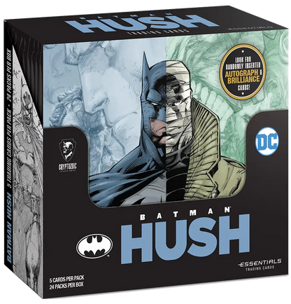 Cryptozoic Batman Hush trading card box featuring Batman Hush artwork and collectibles