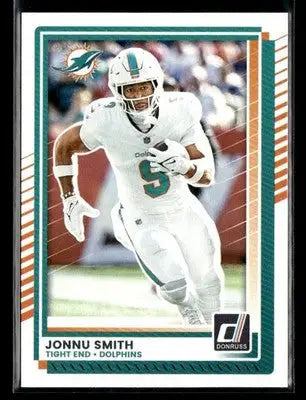 Donruss football trading card featuring Jonnu Smith of the Miami Dolphins 2025 #267