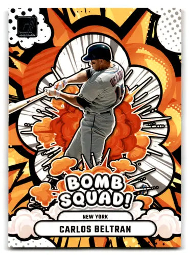 Original gloss Donruss Bomb Squad Carlos Beltran baseball card 2025 Mets NM-MT