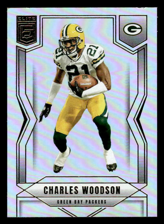 Charles Woodson Green Bay Packers football card from 2025 Donruss Elite series
