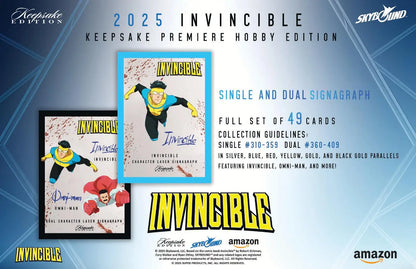 2025 Keepsake Invincible Season 1 Premiere Edition Hobby Box - Non-Sport Sealed