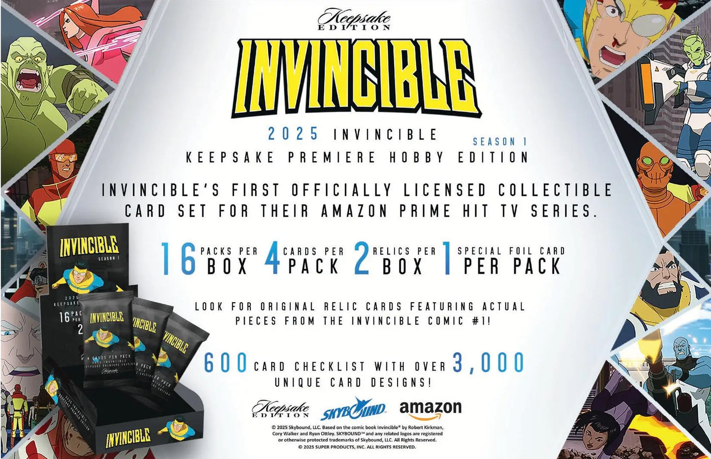 2025 Keepsake Invincible Season 1 Premiere Edition Hobby Box - Non-Sport Sealed