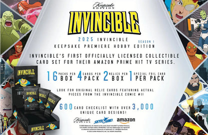 2025 Keepsake Invincible Season 1 Premiere Edition Hobby Box - Non-Sport Sealed