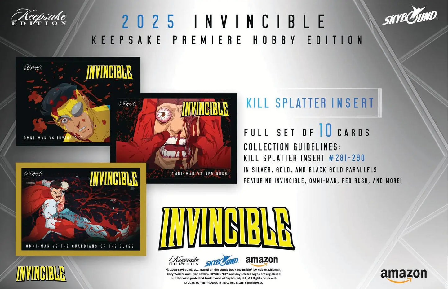 2025 Keepsake Invincible Season 1 Premiere Edition Hobby Box - Non-Sport Sealed