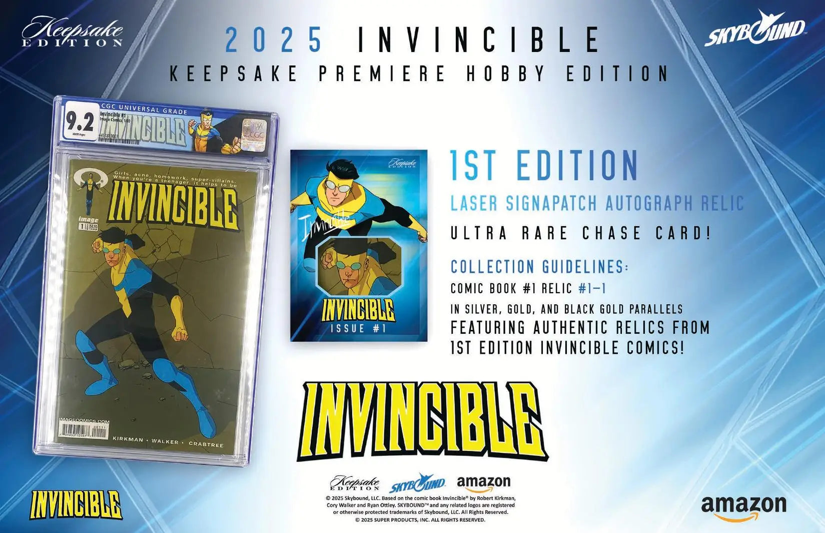 2025 Keepsake Invincible Season 1 Premiere Edition Hobby Box - Non-Sport Sealed