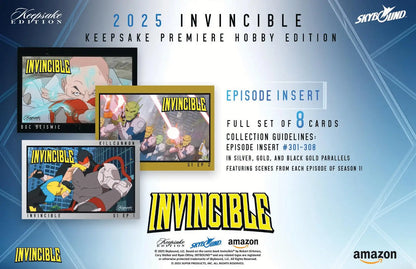 2025 Keepsake Invincible Season 1 Premiere Edition Hobby Box - Non-Sport Sealed