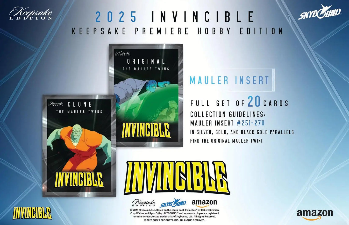 2025 Keepsake Invincible Season 1 Premiere Edition Hobby Box - Non-Sport Sealed