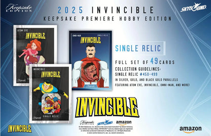 2025 Keepsake Invincible Season 1 Premiere Edition Hobby Box - Non-Sport Sealed