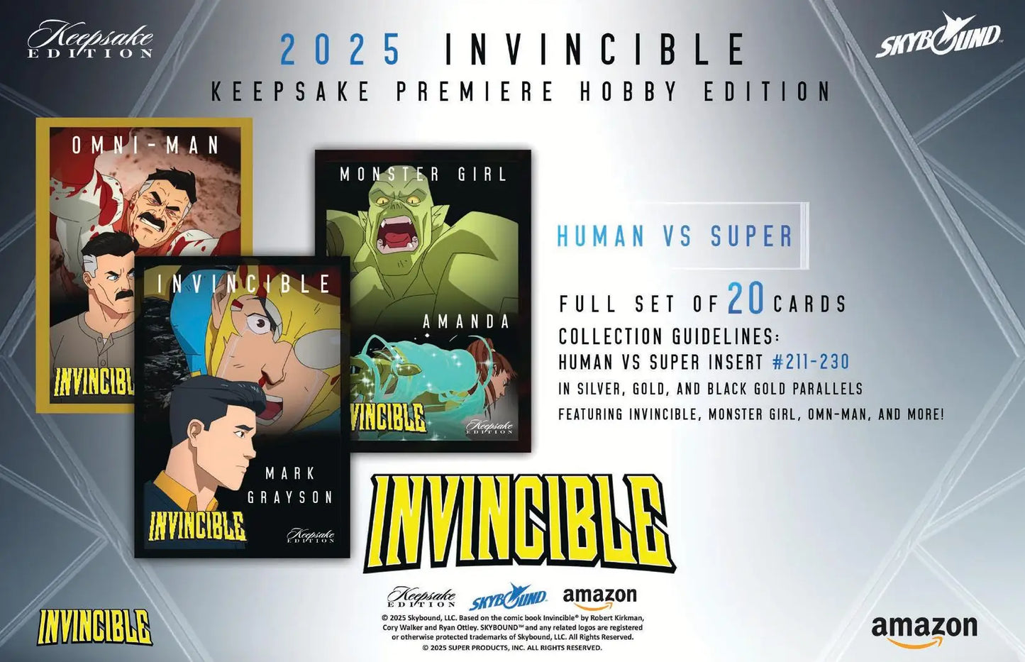 2025 Keepsake Invincible Season 1 Premiere Edition Hobby Pack - Non-Sport Sealed