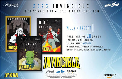 2025 Keepsake Invincible Season 1 Premiere Edition Hobby Pack - Non-Sport Sealed