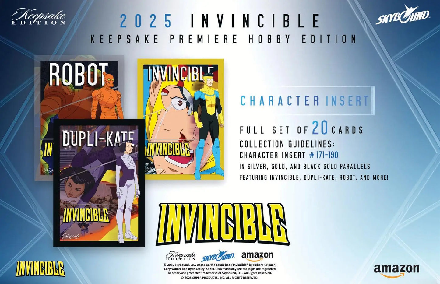2025 Keepsake Invincible Season 1 Premiere Edition Hobby Pack - Non-Sport Sealed
