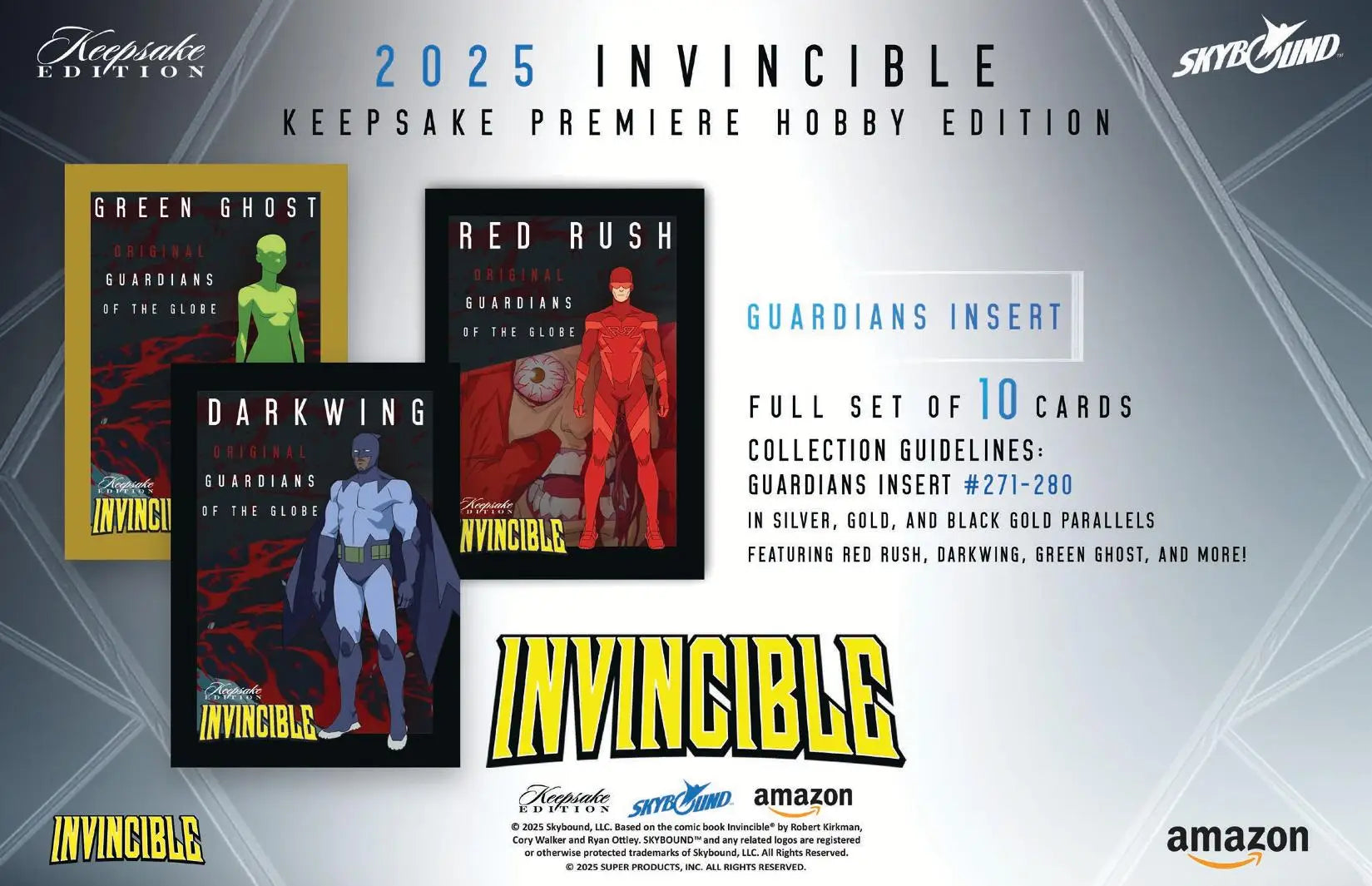 2025 Keepsake Invincible Season 1 Premiere Edition Hobby Pack - Non-Sport Sealed