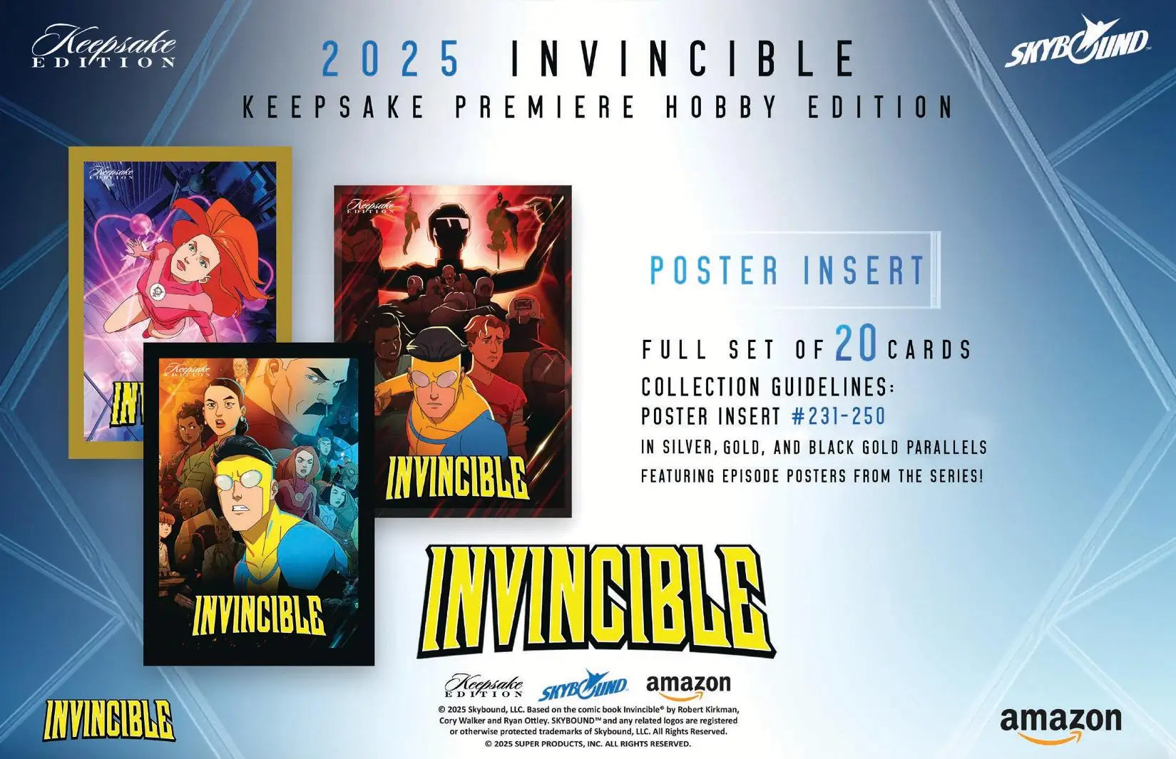 2025 Keepsake Invincible Season 1 Premiere Edition Hobby Pack - Non-Sport Sealed