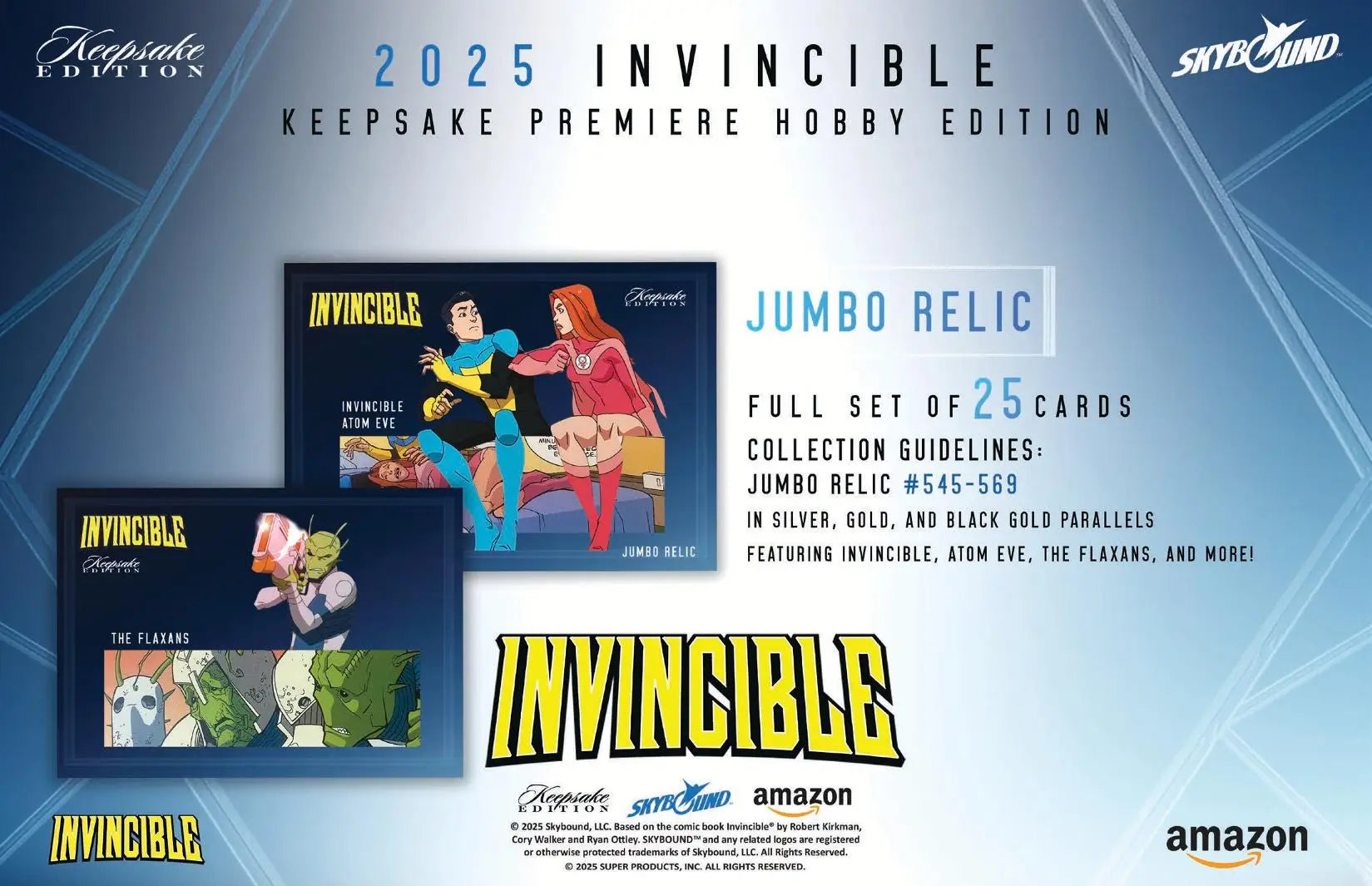 2025 Keepsake Invincible Season 1 Premiere Edition Hobby Pack - Non-Sport Sealed