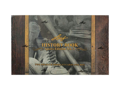2025 Leaf History Book Sports Edition: Chapter 2 Hobby Box | Columbia Sports Cards