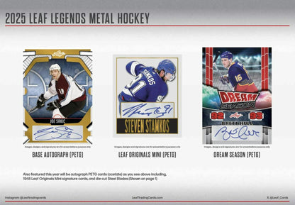 2025 Leaf Metal Legends Hockey Hobby Box