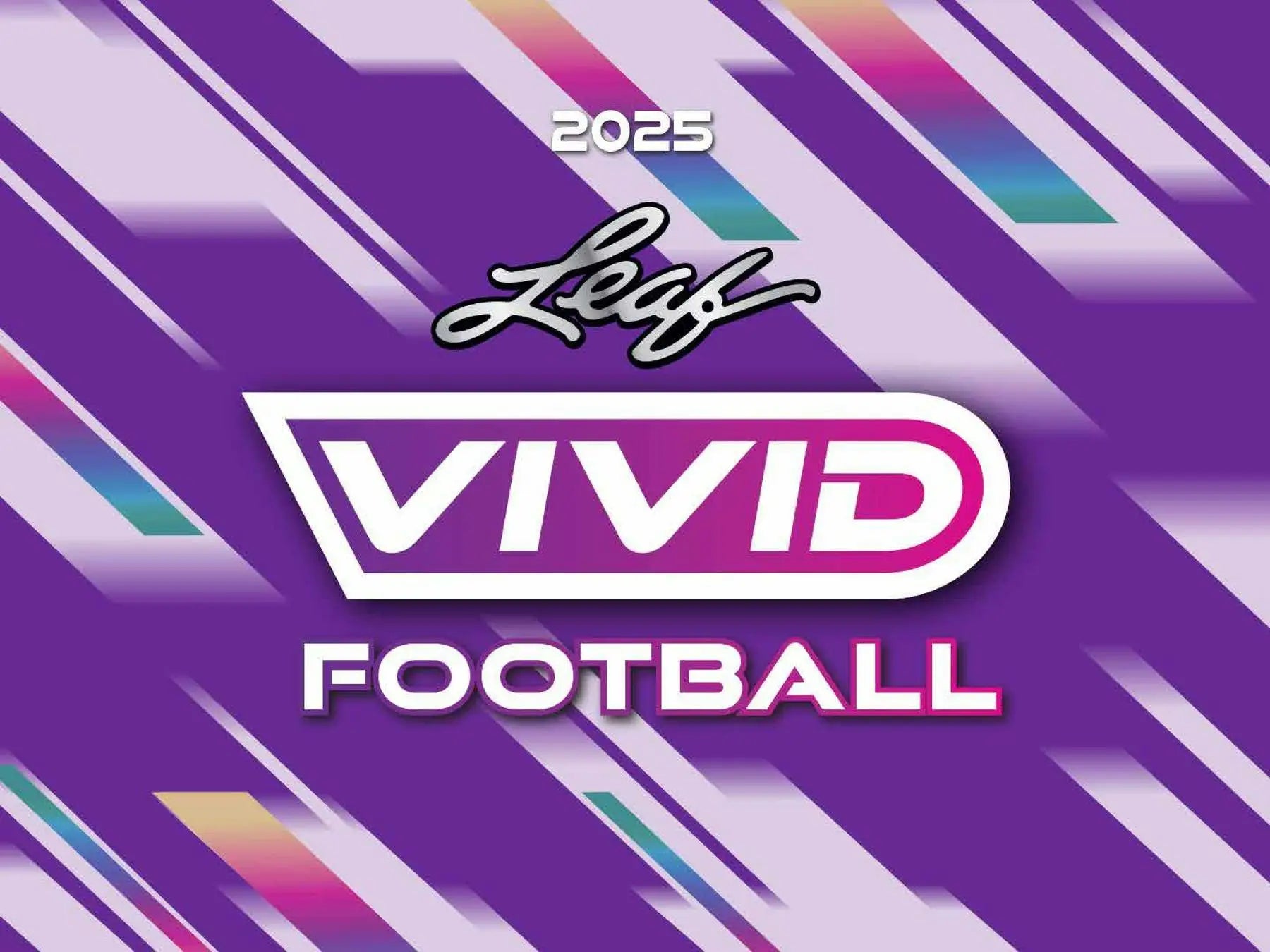 2025 Leaf Vivid Football Hobby Jumbo Box | Columbia Sports Cards - Sports Card Hobby Boxes