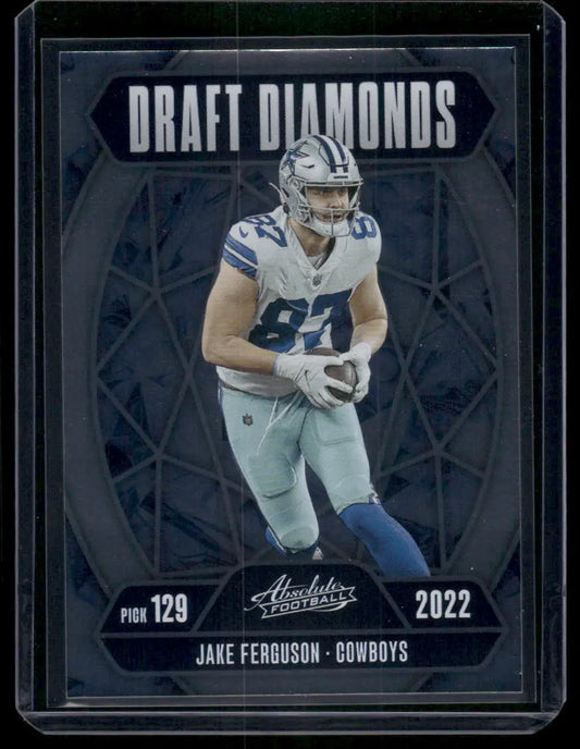 2025 Panini Absolute Football Draft Diamonds Jake Ferguson #DD-JFN Football - Football Card