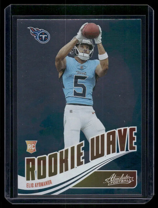 2025 Panini Absolute Football Rookie Wave Elic Ayomanor #RW-EAR RC Football - Trading Card