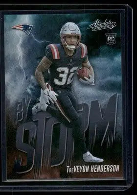 2025 Panini Absolute Football TreVeyon Henderson #19 RC Football - Football Card
