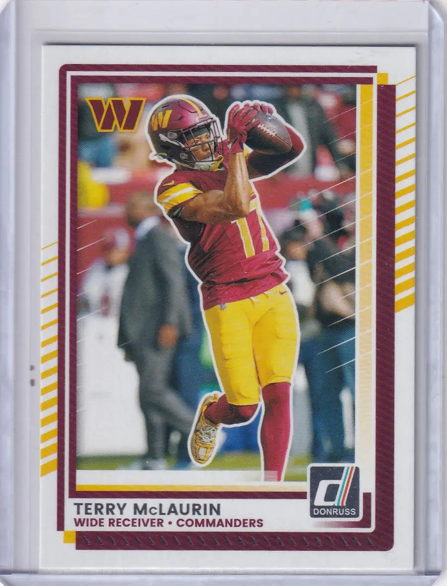 2025 Panini Donruss #144 Terry McLaurin - Washington Commanders - Trading Card