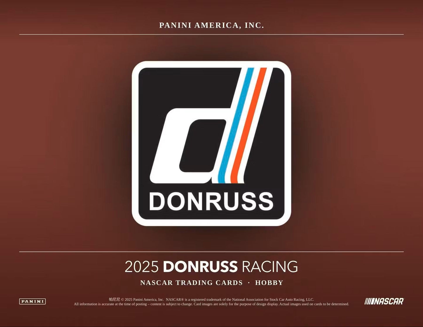 2025 Panini Donruss Racing Hobby Box | Columbia Sports Cards & More