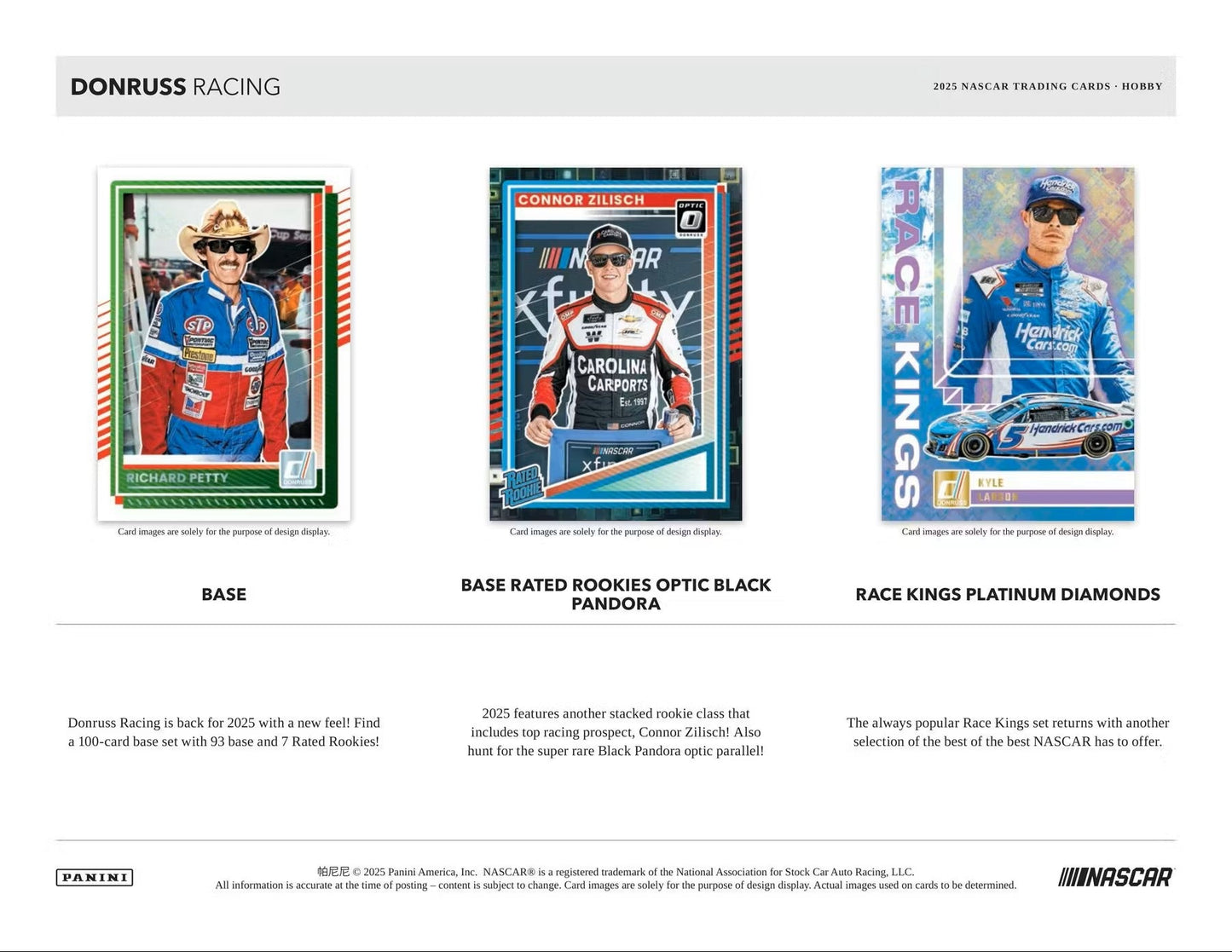 2025 Panini Donruss Racing Hobby Box | Columbia Sports Cards & More