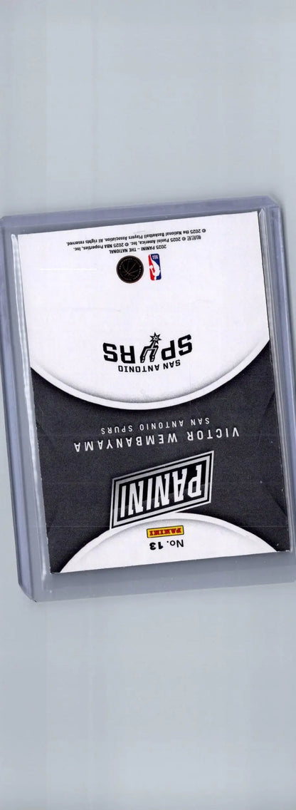 Victor Wembanyama Panini National Convention Silver trading card from 2025 Panini National Convention