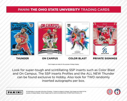 2025 Panini NIL The Ohio State University Hobby Box | Columbia Sports Cards