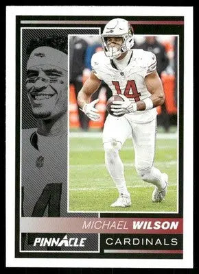 Michael Wilson football card from Panini Pinnacle Encore collection