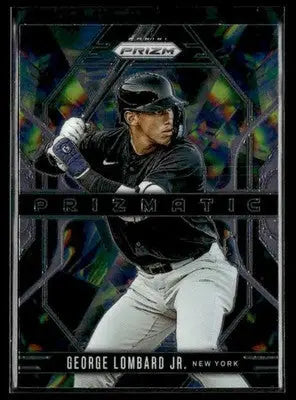 Baseball trading card of George Lombard Jr. from Panini Prizm York Yankees 2025