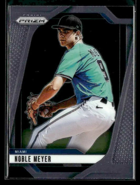 Noble Meyer 2023 Panini Prizm baseball card Miami Marlins collectible image