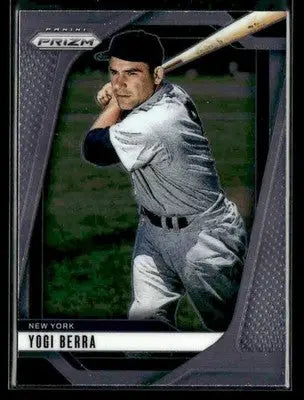 Baseball trading card of Yogi Berra from Panini Prizm 2025 York Yankees collection