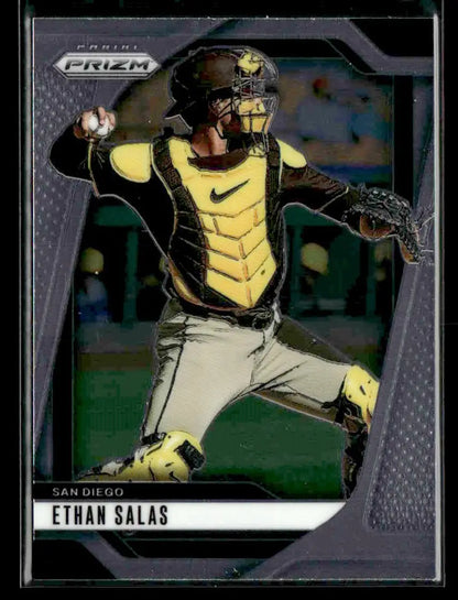 Panini Prizm Ethan Salas baseball trading card San Diego Padres 2025 #299