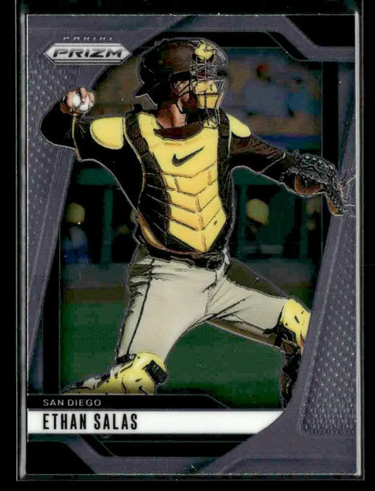 Panini Prizm Ethan Salas baseball trading card San Diego Padres 2025 #299