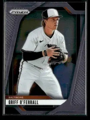 Baseball trading card of Griff O’Ferrall from Panini Prizm Baltimore Orioles 2025