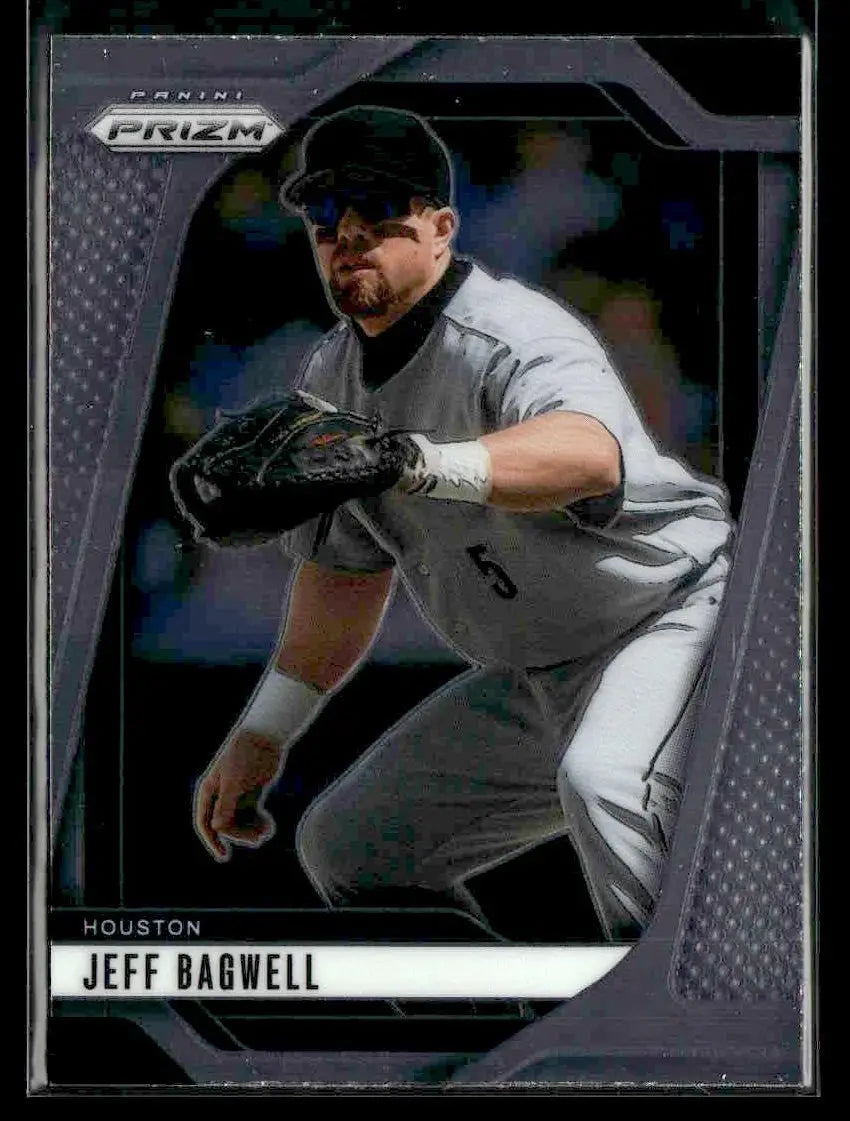 2025 Panini Prizm Jeff Bagwell Houston Astros trading card front view