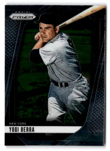 Original gloss Panini Prizm Base Yogi Berra baseball trading card Yankees 2025