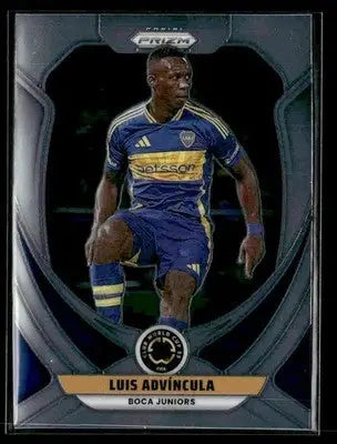 Luis Advíncula Boca Juniors soccer trading card from 2025 Panini Prizm FIFA Club World Cup
