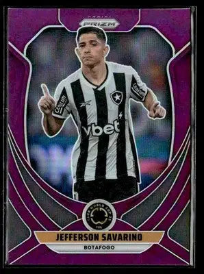 Collectible Panini Prizm FIFA Club World Cup trading card of soccer player Jefferson Savarino