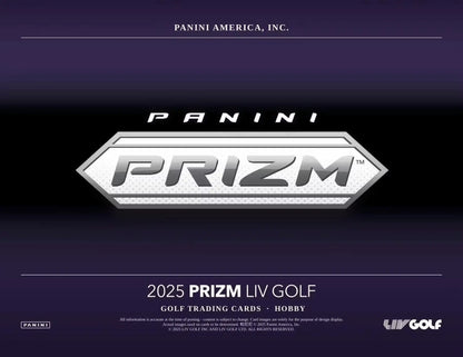 2025 Panini Prizm LIV Golf Hobby Box - Sports Card Hobby Boxes