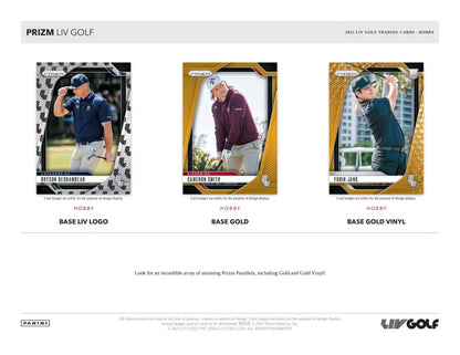 2025 Panini Prizm LIV Golf Hobby Box - Sports Card Hobby Boxes