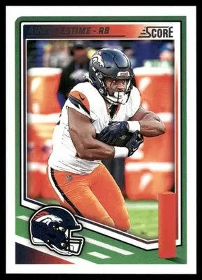 2025 Panini Score Audric Estime #172 Football - Trading Card