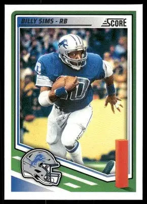 2025 Panini Score Billy Sims #233 Football - Trading Card