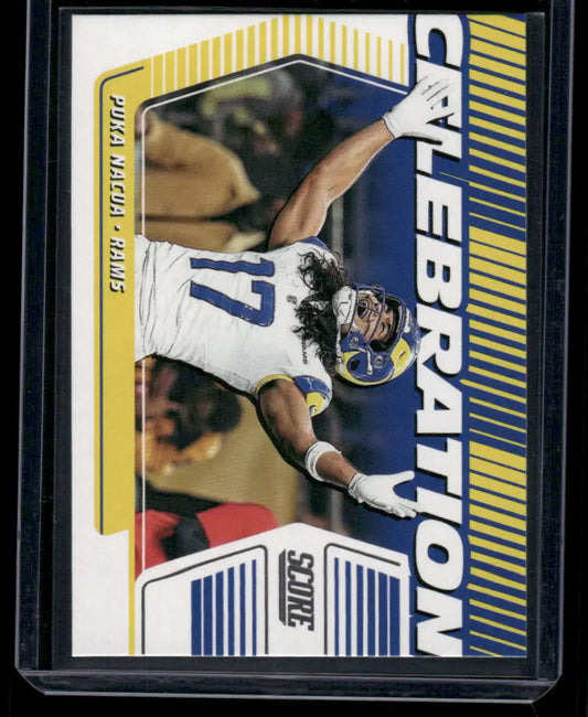 2025 Panini Score Celebration Puka Nacua #C-PNA Football - Trading Card