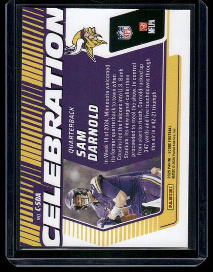 2025 Panini Score Celebration Sam Darnold #C5DA Football - Football Card