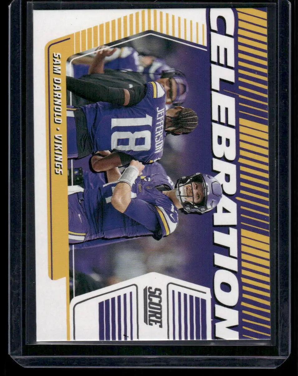 2025 Panini Score Celebration Sam Darnold #C5DA Football - Football Card